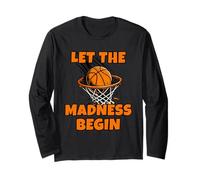 Funny Let The Madness Begin Basketball Bracket Players Lover Manga Larga
