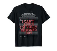 Funny Librarian I Can't Adult Checked out Book Lover Reader Camiseta
