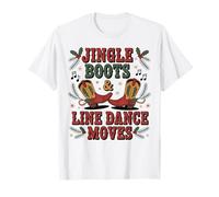 Funny Line Dancing Dance Love Christmas Line Dance Camiseta