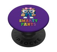 Funny Little Miss Smart Pants Graduación Niños Alumni Girl PopSockets PopGrip Adhesivo