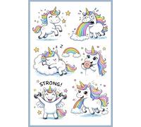 Funny Little Unicorns: Notebook And Journal For Girls - Standard Size (6"x9") With Lined Paper