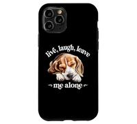 Funny Live Laugh Leave Me Alone Nap Sleep Beagle Dog Lover Carcasa para iPhone 11 Pro