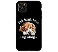 Funny Live Laugh Leave Me Alone Nap Sleep Beagle Dog Lover Carcasa para iPhone 11 Pro MAX