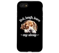 Funny Live Laugh Leave Me Alone Nap Sleep Beagle Dog Lover Carcasa para iPhone SE (2020) / 7/8