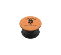 Funny Living The Dream One Nightmare At A Time Skull PopSockets PopGrip Adhesivo