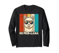 Funny Llama Design For Men Women Kids Llama Alpaca Animal Manga Larga