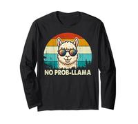 Funny Llama Design For Men Women Kids Llama Alpaca Animal Manga Larga