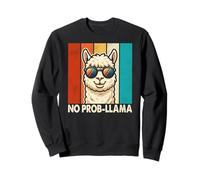 Funny Llama Design For Men Women Kids Llama Alpaca Animal Sudadera