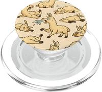 Funny Llama Expressions Cartoon Drama Animal Mood Art PopSockets PopGrip para MagSafe