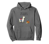 Funny Llama No Hay Reyes en Estados Unidos Sudadera con Capucha