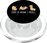 Funny Llama This Is How I Roll Animal Lover Niños Niñas Niños PopSockets PopGrip para MagSafe