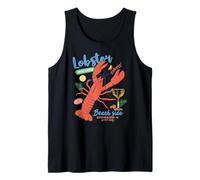 Funny Lobster Crawfish Vintage Lobster Camiseta sin Mangas