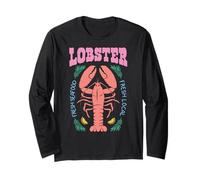 Funny Lobster Crawfish Vintage Lobster Manga Larga