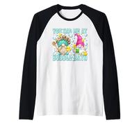 Funny Love Quote Bubble Bath Valentines GNOME Couple Camiseta Manga Raglan