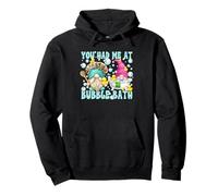 Funny Love Quote Bubble Bath Valentines GNOME Couple Sudadera con Capucha