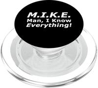 Funny M.I.K.E. Mike lo Sabe Todo PopSockets PopGrip para MagSafe