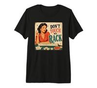 Funny Mahjong Don't Touch My Rack Camiseta Premium