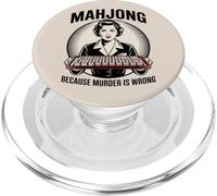 Funny Mahjong Porque el Asesinato está Mal PopSockets PopGrip para MagSafe