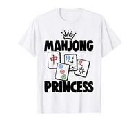 Funny Mahjong Princess Tee Shirts Women Game Lovers Gifts Camiseta