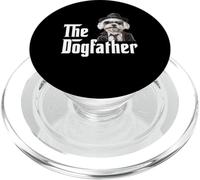 Funny Maltese Dog Dad Design - The Dogfather PopSockets PopGrip para MagSafe