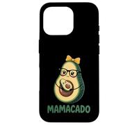 Funny Mamacado Pregnant Avocado Mom Pun Carcasa para iPhone 16 Pro