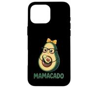 Funny Mamacado Pregnant Avocado Mom Pun Carcasa para iPhone 16 Pro MAX