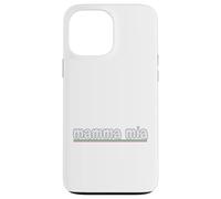 Funny Mamma MIA - Bandera de Italia con Rayas Italianas Carcasa para iPhone 13 Pro MAX