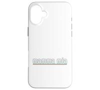 Funny Mamma MIA - Bandera de Italia con Rayas Italianas Carcasa para iPhone 16 Plus