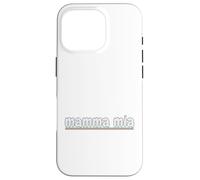 Funny Mamma MIA - Bandera de Italia con Rayas Italianas Carcasa para iPhone 16 Pro