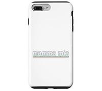 Funny Mamma MIA - Bandera de Italia con Rayas Italianas Carcasa para iPhone 7 Plus/8 Plus