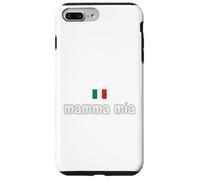 Funny Mamma MIA - Bandera Italiana con Texto en inglés Carcasa para iPhone 7 Plus/8 Plus