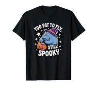 Funny Manatee Too Fat To Fly Still Spooky Camiseta