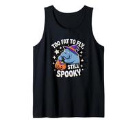Funny Manatee Too Fat To Fly Still Spooky Camiseta sin Mangas