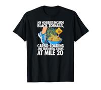 Funny Marathon Runner Carbo Loading Mile 20 Joke Camiseta