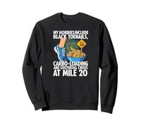 Funny Marathon Runner Carbo Loading Mile 20 Joke Sudadera