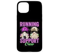 Funny Marathon Runner GNOME For Teacher Running Support Crew Carcasa para iPhone 15 Plus