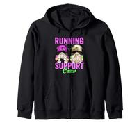 Funny Marathon Runner GNOME For Teacher Running Support Crew Sudadera con Capucha