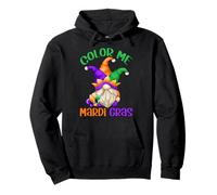 Funny Mardi Gras Quote For Women and Men with Carnival GNOME Sudadera con Capucha