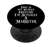 Funny Marketer Costume For Executive Marketing Directors PopSockets PopGrip Adhesivo