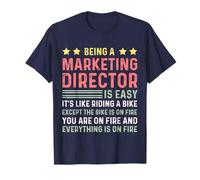 Funny Marketing Director Job Marketing y Director de Ventas Camiseta