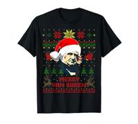 Funny Martin Presidente Van Buren Navidad Parodia Holiday Camiseta
