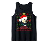 Funny Martin Presidente Van Buren Navidad Parodia Holiday Camiseta sin Mangas