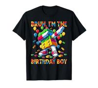 Funny Master Builder Kids Boys Bruh I’M The Birthday Boy Camiseta