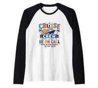 Funny Matching Family Cruise Crew Most Likely to Be On Call Camiseta Manga Raglan
