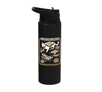 Funny Matemáticas Energía Infinita Gato e Ingeniería Mecánica Stainless Steel Insulated Water Bottle