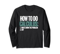 Funny Math Calculus Teacher Student Humor Mathlete Nerd Joke Manga Larga