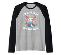 Funny Math Day Preschool Number Day Kids Maths Camiseta Manga Raglan