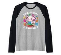 Funny Math Day Preschool Number Day Kids Maths Camiseta Manga Raglan