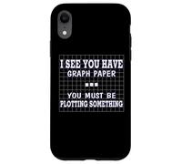 Funny Math I See Graph Paper You Must be planteando algo Carcasa para iPhone XR