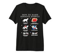 Funny Math Infinite Energy Cat E Ingeniería Mecánica Camiseta Premium